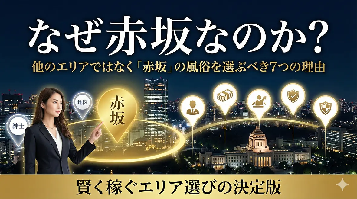 なぜ赤坂なのか？他のエリアではなく「赤坂」の風俗を選ぶべき7つの理由