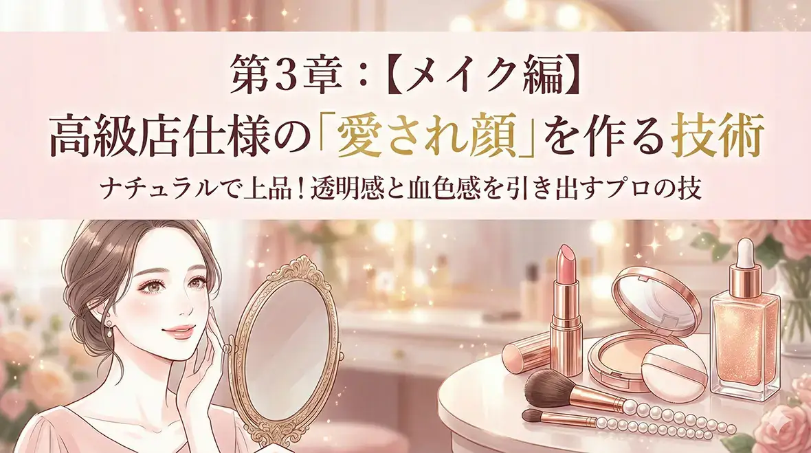 第3章：【メイク編】高級店仕様の「愛され顔」を作る技術