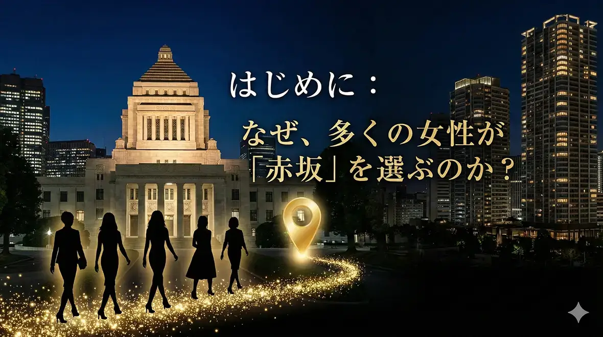 なぜ、多くの女性が「赤坂」を選ぶのか？