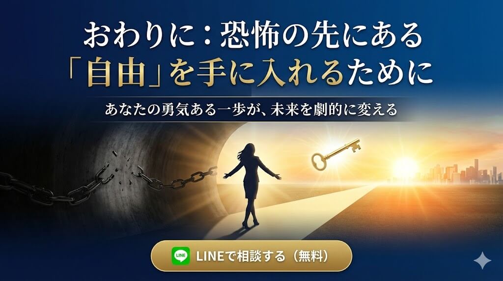 おわりに：恐怖の先にある「自由」を手に入れるために