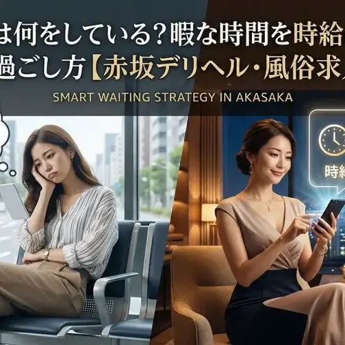 「待機」は何をしている？暇な時間を時給に変える賢い過ごし方【赤坂デリヘル・風俗求人編】