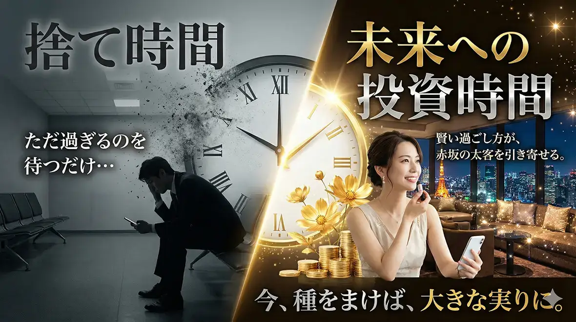 待機時間は「捨て時間」ではなく、未来の売上への「投資時間」